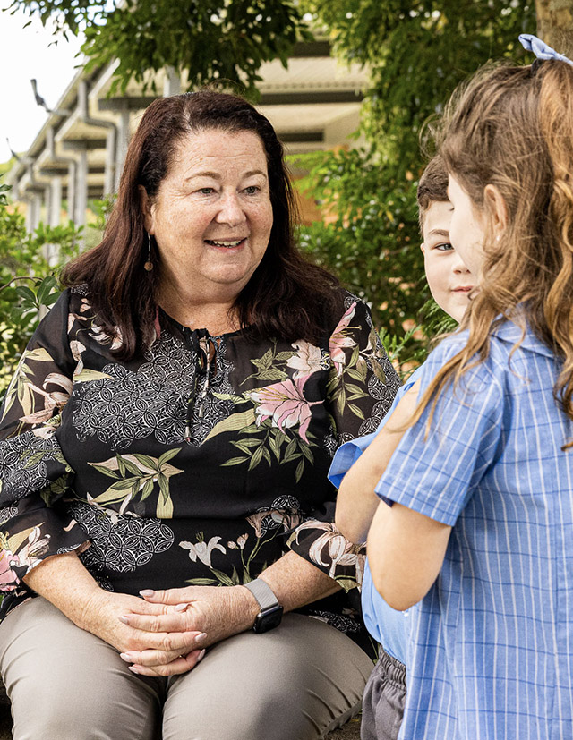 Melissa Beggs, Principal of St Monica's Catholic Primary Richmond