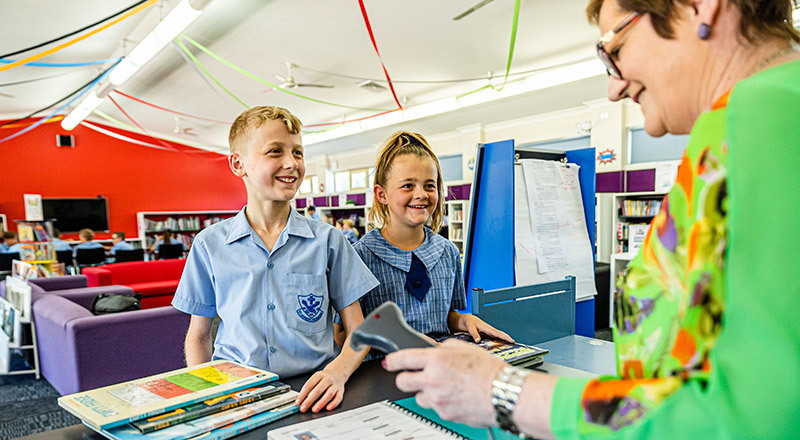 School Library at St Monica's Catholic Primary Richmond