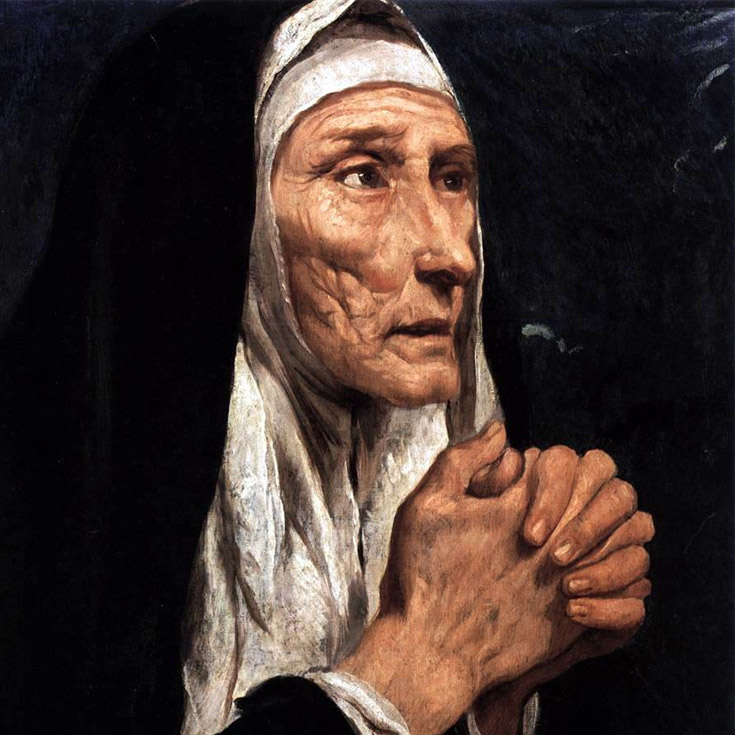 St Monica, the patron saint of mothers and womanhood
