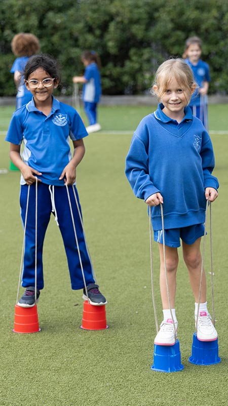 St Monica's Catholic Primary, Richmond offers generous outdoor play environments