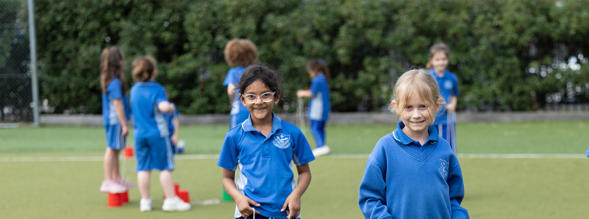 St Monica's Catholic Primary, Richmond offers generous outdoor play environments